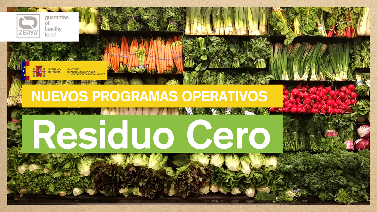 MAPA 2025-2030 Nuevos programas operativos de residuo cero